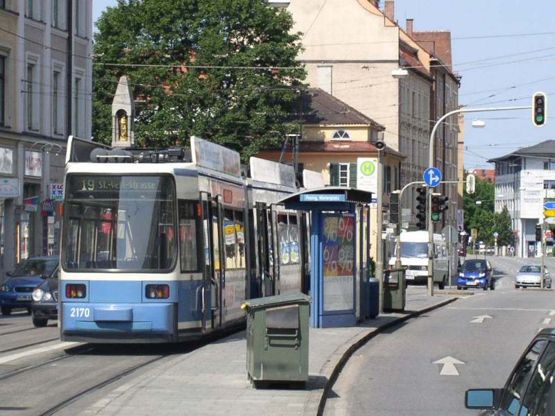 Pasing Marienplatz Trambahn Linie 19