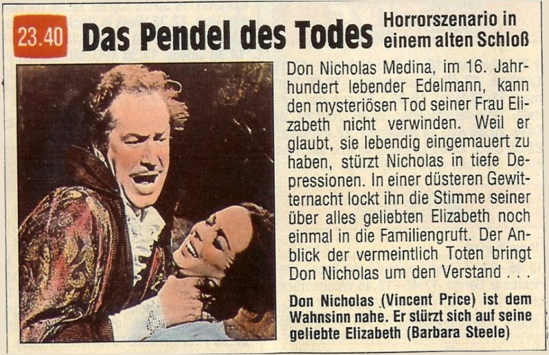 Das Pendel des Todes